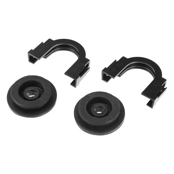 X AUTOHAUX 2 Sets Upper Radiator Mount Bushing Bracket 21542-CA000 21506-6M100 for Nissan Altima 2007-2015 for Nissan Maxima 2004-2014 for Nissan Quest 2004-2010 for Nissan Rogue 2014-2015